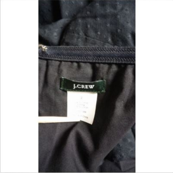 J Crew ~ Strapless Swiss Dot Black Picnic Dress w/ Netting - Picture 6 of 8